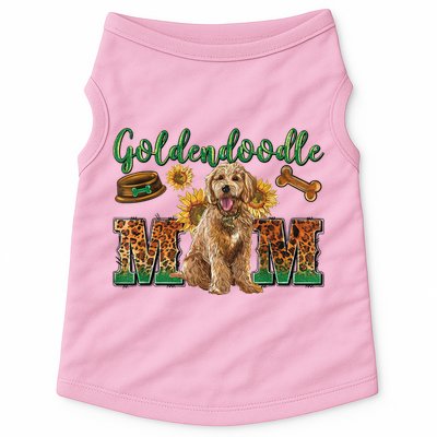 Goldendoodle Mom Sunflowers Goldendoodle Lovers Doggie Tank