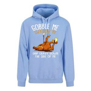 Gobble Me Swallow Me Cool Gift Funny Thanksgiving Gift Unisex Surf Hoodie