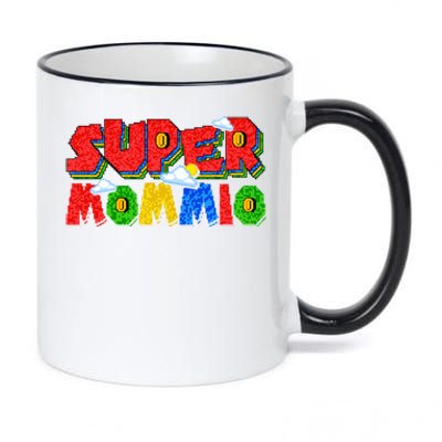 Gamer Mommio Super Mom Mothers Day Funny Gift From Son Daughter 11oz Black Color Changing Mug