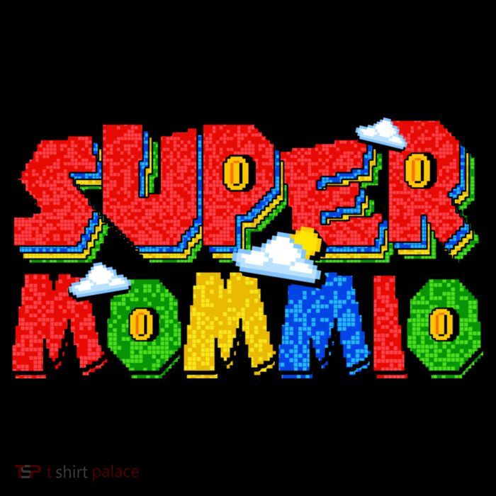 Gamer Mommio Super Mom Mothers Day Funny Gift From Son Daughter T-Shirt