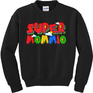 Gamer Mommio Super Mom Mothers Day Funny Gift From Son Daughter Kids Sweatshirt