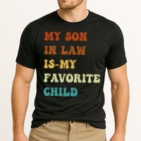 Groovy My Son In Law Is My Favorite Child Funny Son In Law Cooling Performance Crew T-Shirt