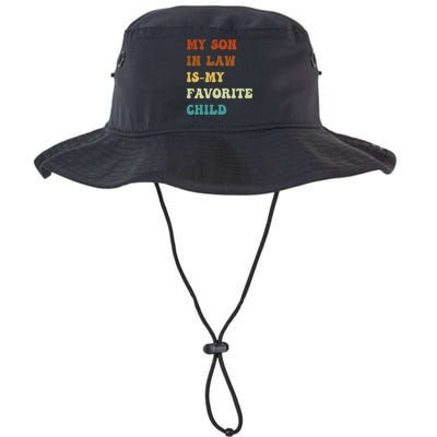 Groovy My Son In Law Is My Favorite Child Funny Son In Law Bucket Hat