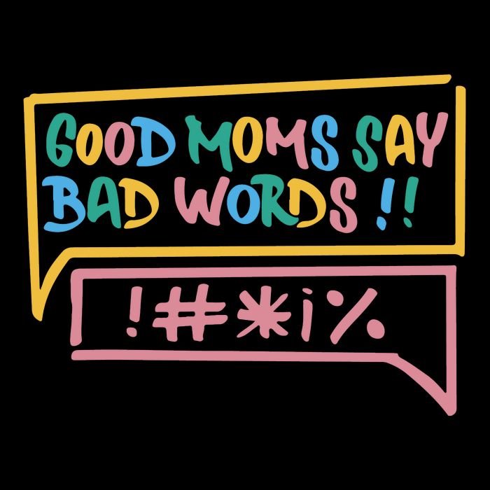 Good Moms Say Bad Words Cursing Visor