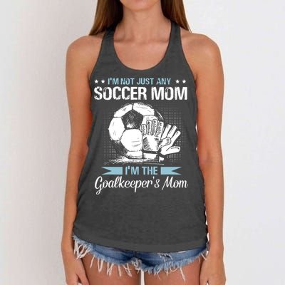 Goalkeeper Mom Shirt Soccer Goalie Mama Mothers Day Women Women's Knotted Racerback Tank