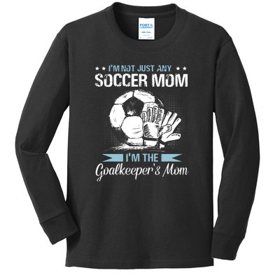 Goalkeeper Mom Shirt Soccer Goalie Mama Mothers Day Women Kids Long Sleeve Shirt