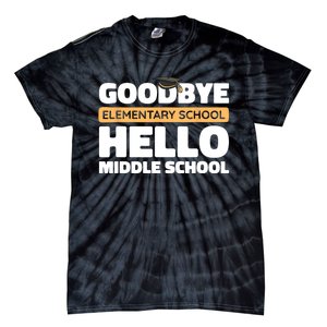 Goodbye Middle School Hello High School 8th Grade Graduation Tie-Dye T-Shirt