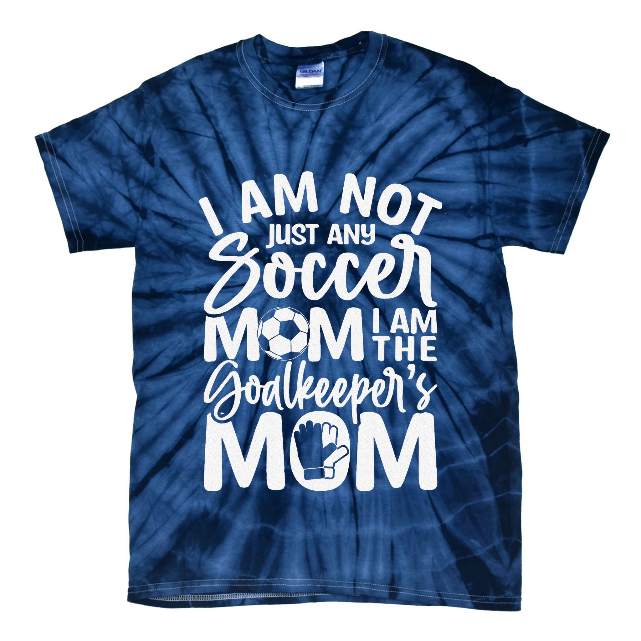 Goalkeeper Mom Soccer Goalie Mama Mothers Day Tie-Dye T-Shirt