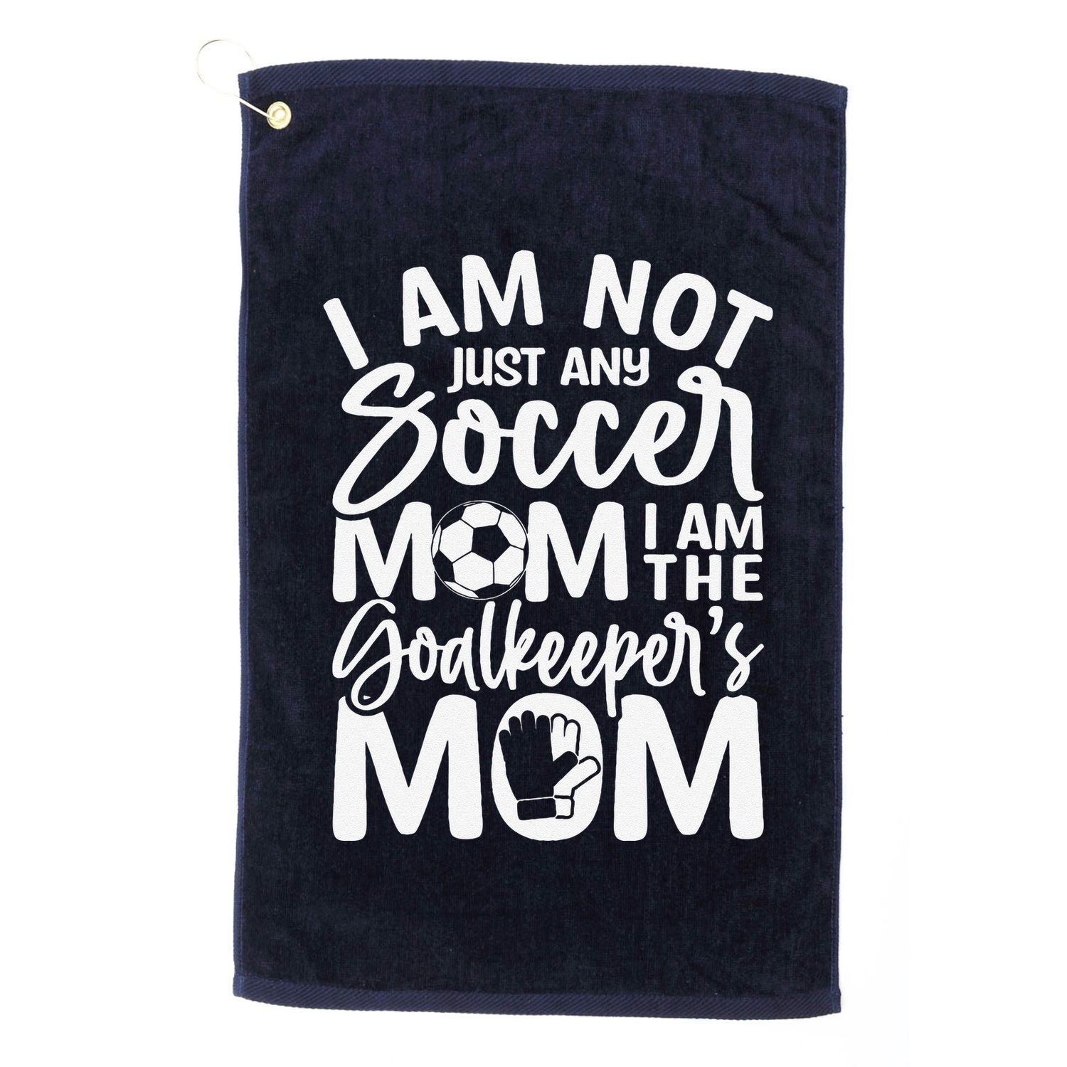 Goalkeeper Mom Soccer Goalie Mama Mothers Day Golf Towel