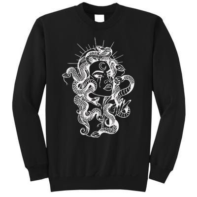 Greek Mythology Snakes Head Witch Sweatshirt