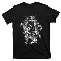 Greek Mythology Snakes Head Witch T-Shirt