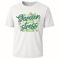 Garden More Stress Less Cooling Performance Crew T-Shirt