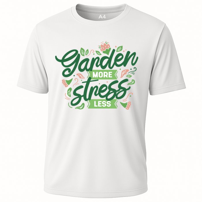 Garden More Stress Less Cooling Performance Crew T-Shirt