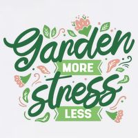 Garden More Stress Less Baby Bodysuit