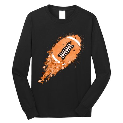 Gameday Multiple Sclerosis Awareness America Football Lover Support Long Sleeve Shirt