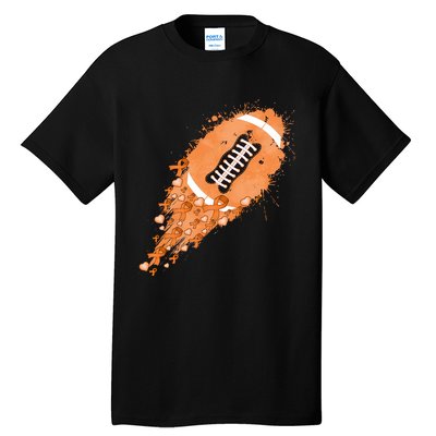 Gameday Multiple Sclerosis Awareness America Football Lover Support Tall T-Shirt