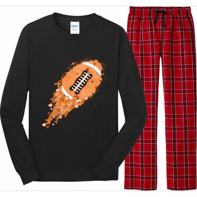 Gameday Multiple Sclerosis Awareness America Football Lover Support Long Sleeve Pajama Set