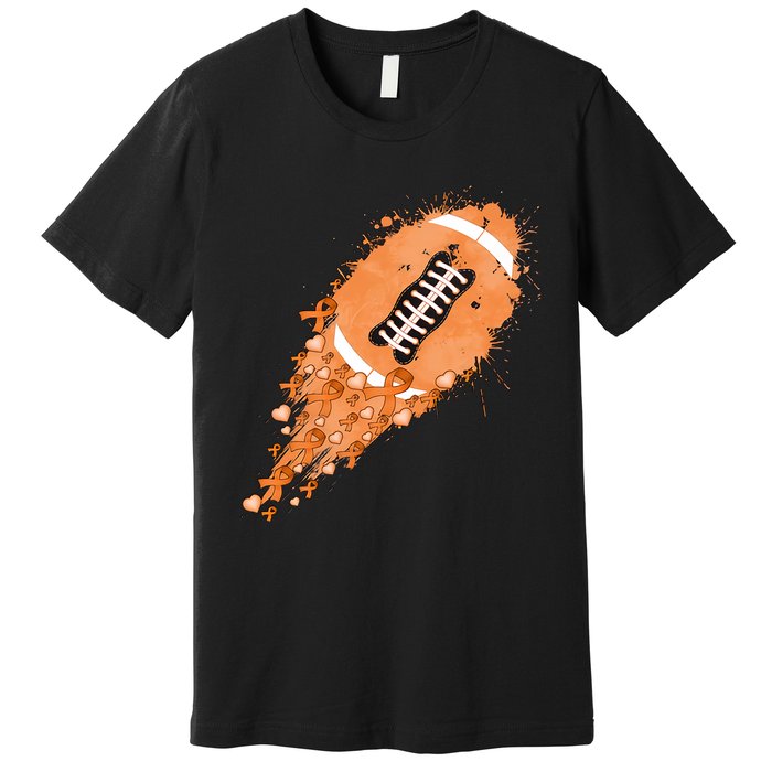 Gameday Multiple Sclerosis Awareness America Football Lover Support Premium T-Shirt