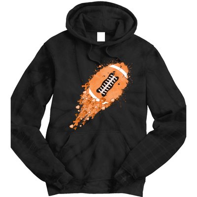 Gameday Multiple Sclerosis Awareness America Football Lover Support Tie Dye Hoodie