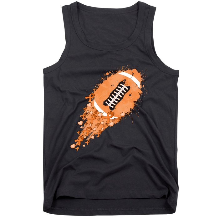 Gameday Multiple Sclerosis Awareness America Football Lover Support Tank Top