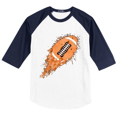 Gameday Multiple Sclerosis Awareness America Football Lover Support Baseball Sleeve Shirt