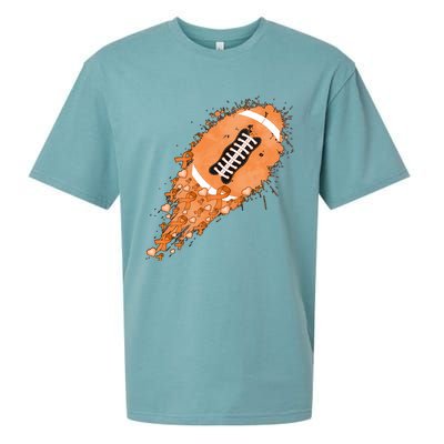 Gameday Multiple Sclerosis Awareness America Football Lover Support Sueded Cloud Jersey T-Shirt