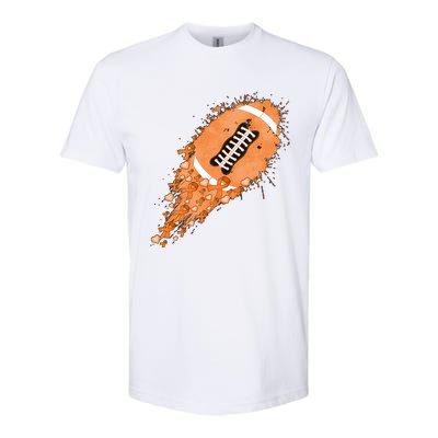 Gameday Multiple Sclerosis Awareness America Football Lover Support Softstyle CVC T-Shirt