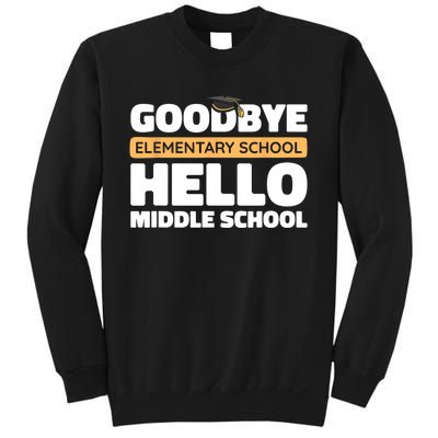 Goodbye Middle School Hello High School 8th Grade Graduation Sweatshirt