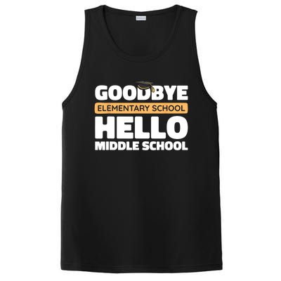 Goodbye Middle School Hello High School 8th Grade Graduation PosiCharge Competitor Tank