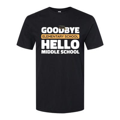 Goodbye Middle School Hello High School 8th Grade Graduation Softstyle CVC T-Shirt