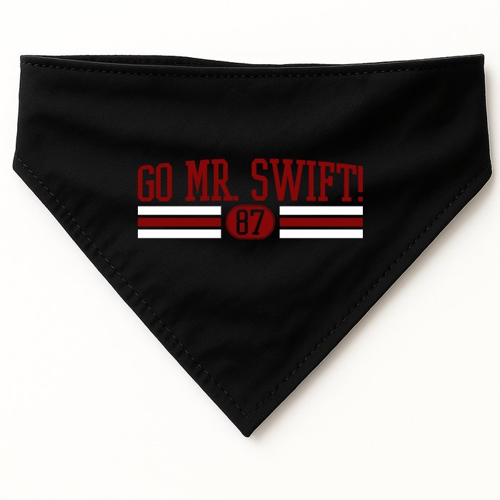 Go Mr Swift Kansas Football USA-Made Doggie Bandana