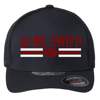 Go Mr Swift Kansas Football Flexfit Unipanel Trucker Cap