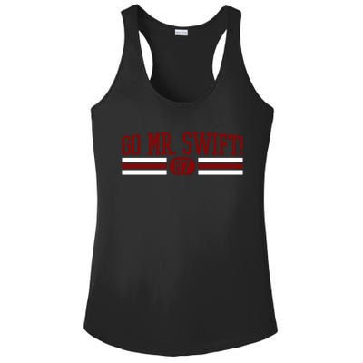 Go Mr Swift Kansas Football Ladies PosiCharge Competitor Racerback Tank