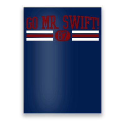 Go Mr Swift Kansas Football Poster