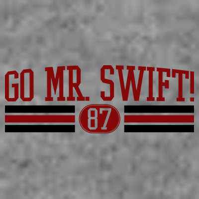Go Mr Swift Kansas Football T-Shirt