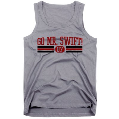 Go Mr Swift Kansas Football Tank Top
