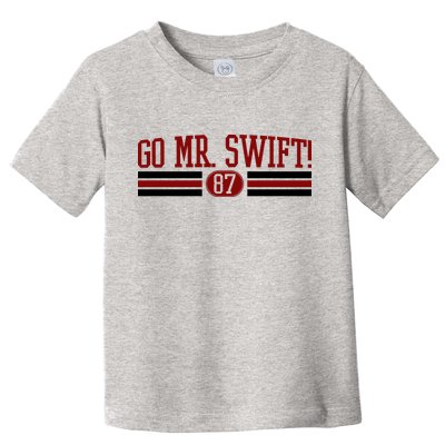 Go Mr Swift Kansas Football Toddler T-Shirt
