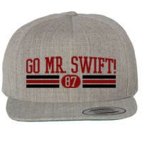 Go Mr Swift Kansas Football Wool Snapback Cap