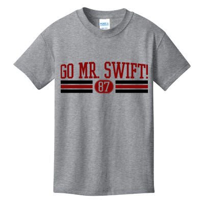 Go Mr Swift Kansas Football Kids T-Shirt