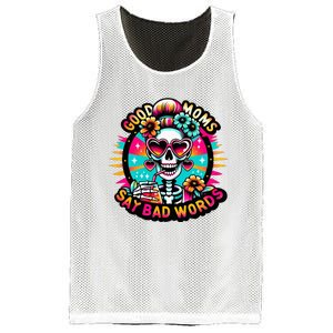 Good Moms Say Bad Words Cool Mesh Reversible Basketball Jersey Tank