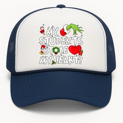 Grinchmas My Student Stole My Heart Christmas Holiday Season Teacher Trucker Hat