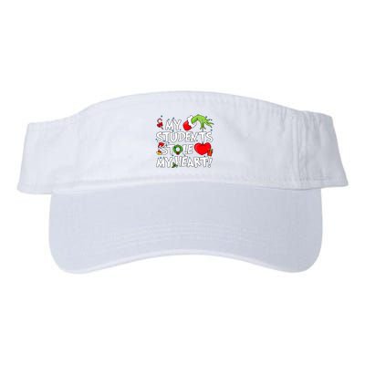 Grinchmas My Student Stole My Heart Christmas Holiday Season Teacher Visor