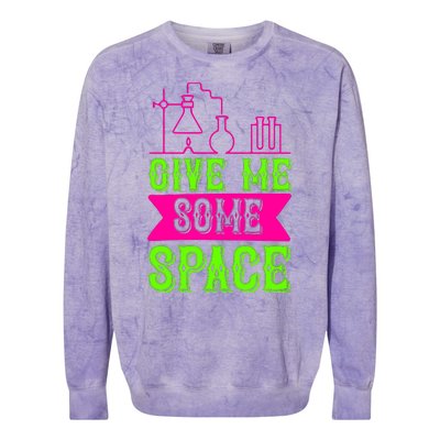 Give Me Some Space Colorblast Crewneck Sweatshirt