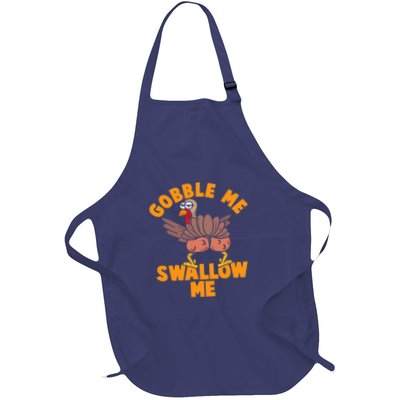 Gobble Me Swallow Funny Thanksgiving Turkey Apron