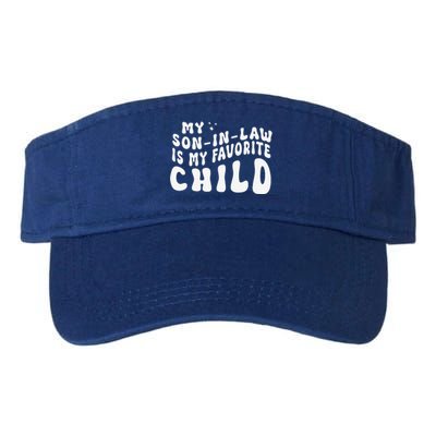 Groovy My Son In Law Is My Favorite Child Funny Family Valucap Bio-Washed Visor