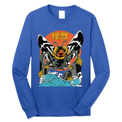 Giant Moth Sunset Japanese Long Sleeve Shirt