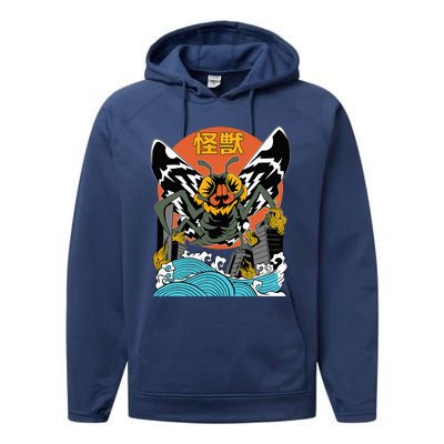 Giant Moth Sunset Japanese Performance Fleece Hoodie