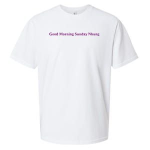 Good Morning Sunday Nhung Sueded Cloud Jersey T-Shirt