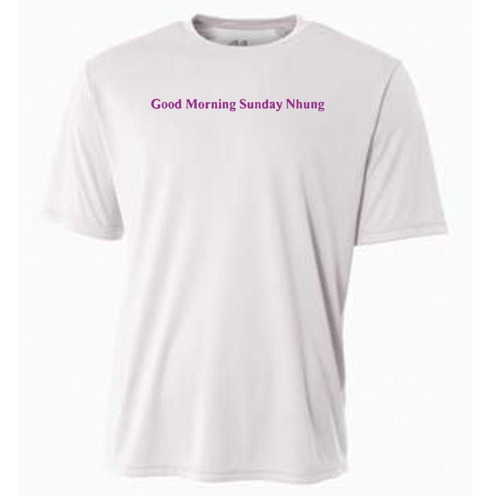 Good Morning Sunday Nhung Cooling Performance Crew T-Shirt