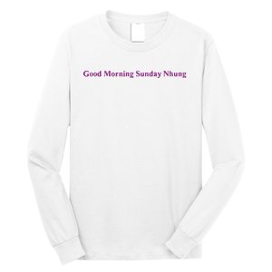 Good Morning Sunday Nhung Long Sleeve Shirt